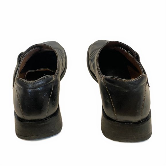 KARSTON Black Leather Loafer Slip On - Picture 5 of 8